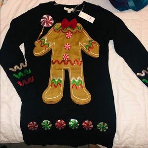 Gingerbread Sweater Dress